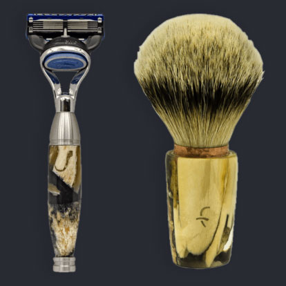 Mammoth Brush and Muskox Razor